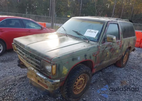 1989 Chevrolet Blazer S10 from USA, damaged, VIN 1GNCT18Z3K0180520